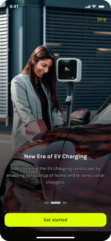 SuperChargd App Welcome Screen